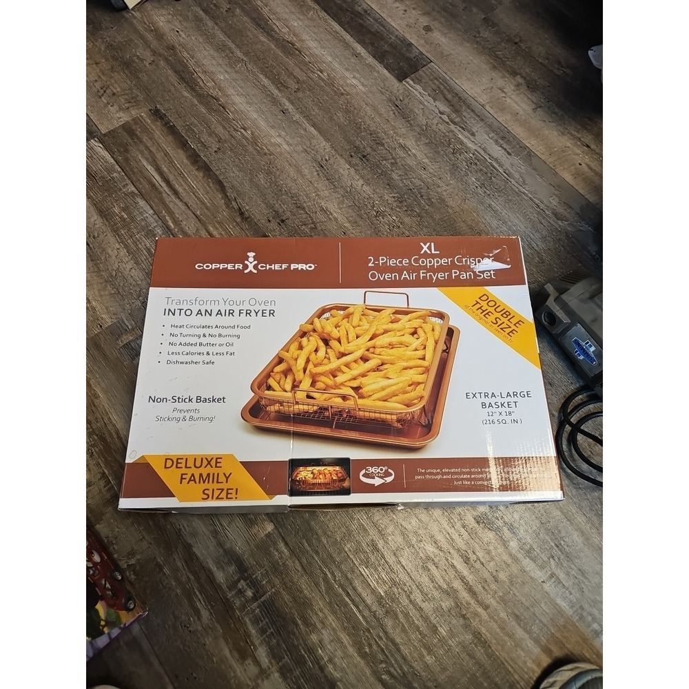 Copper Crisper Pro XL Crisper Baking Tray & Basket Non-Stick Ceramic + Titanium